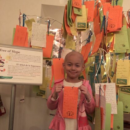 The tree of hope, in the chapel in the children hospital